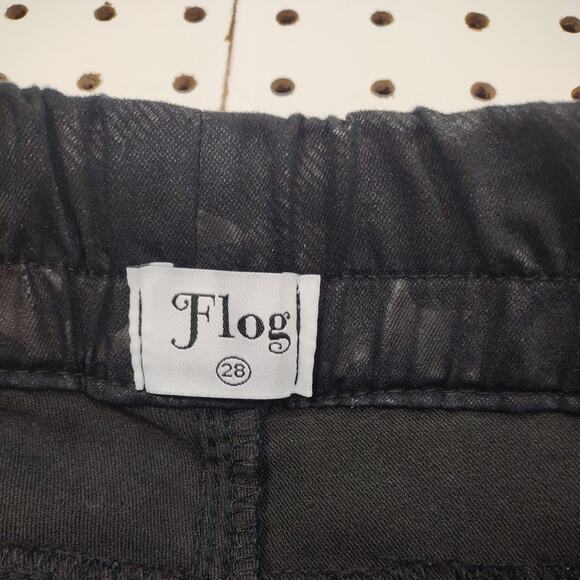 Bevy Flog Pants Women's 28 Camo Black Elastic Waist Stretch Shely Jogger - Picture 3 of 8